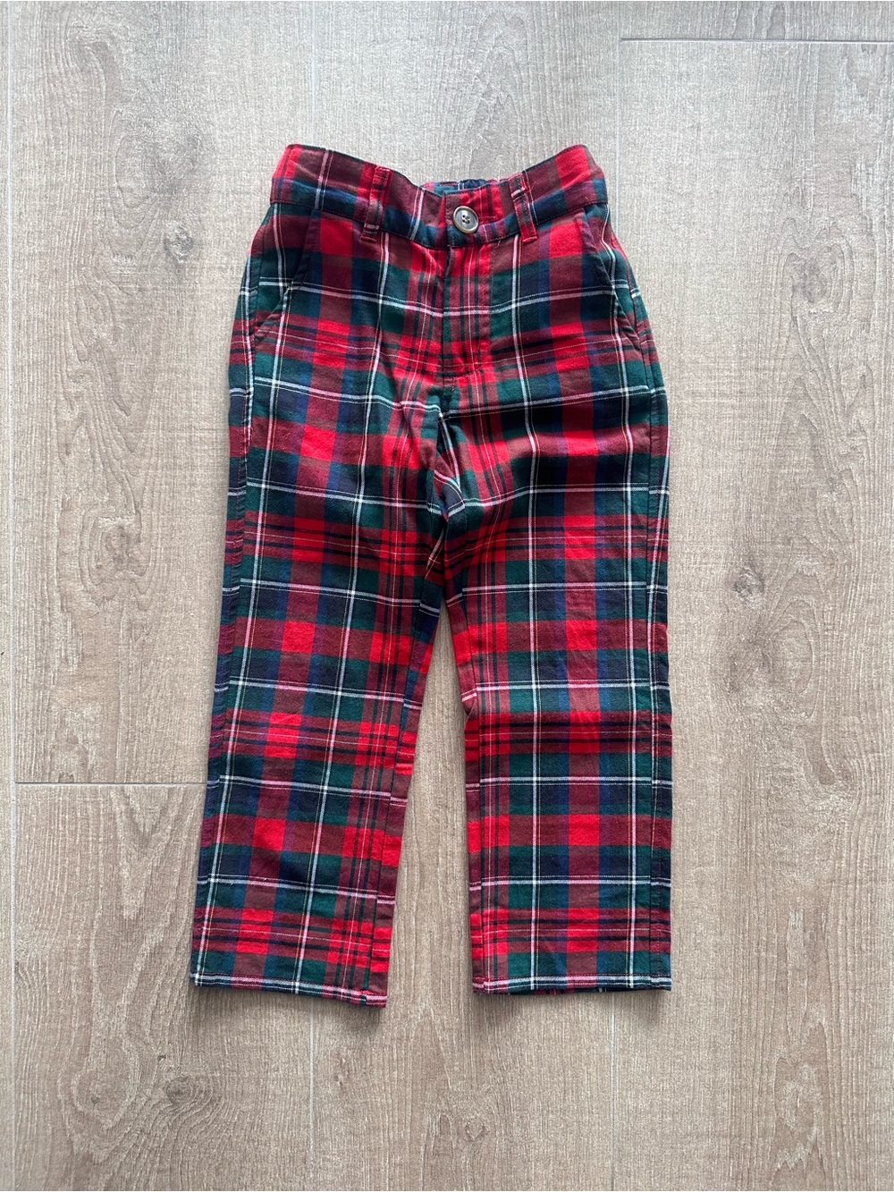 TBBC Christmas plaid pants size 4T